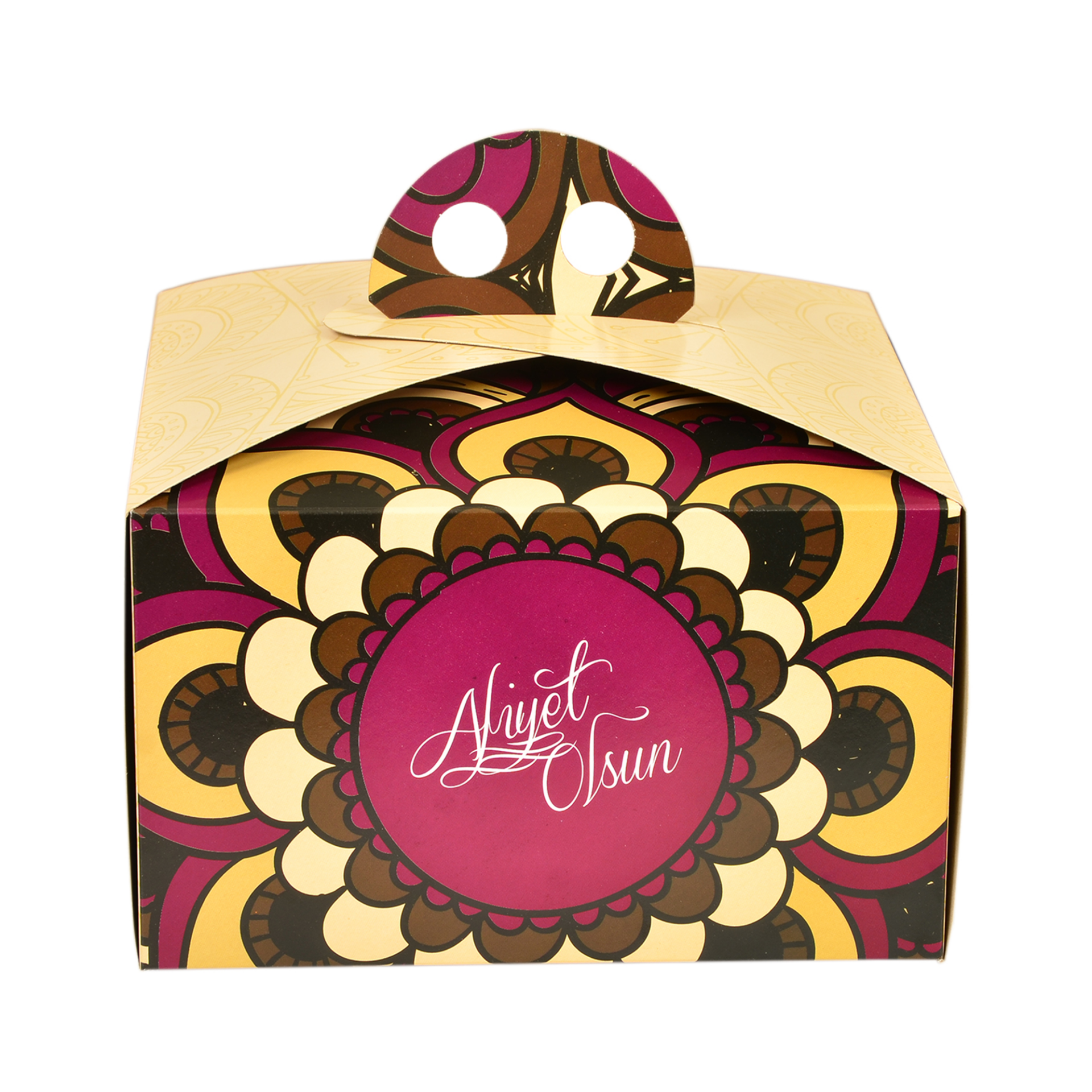 Miyo Ambalaj Adet Yaş Pasta Kutusu 100'lü Paket