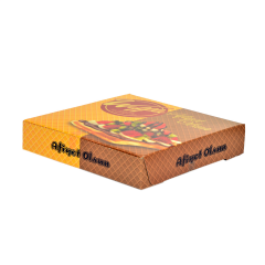 Miyo Ambalaj Waffle Kutusu 100'lü Paket (Separatör Dahil)| 18x18x4 cm