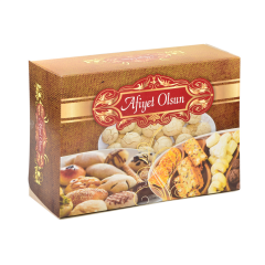 Miyo Ambalaj Kuru Pasta Kutusu 500 gr 100'lü Paket | 14x21x6 cm