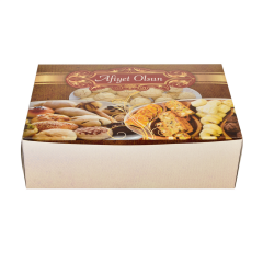 Miyo Ambalaj Kuru Pasta Kutusu 500 gr 100'lü Paket | 14x21x6 cm