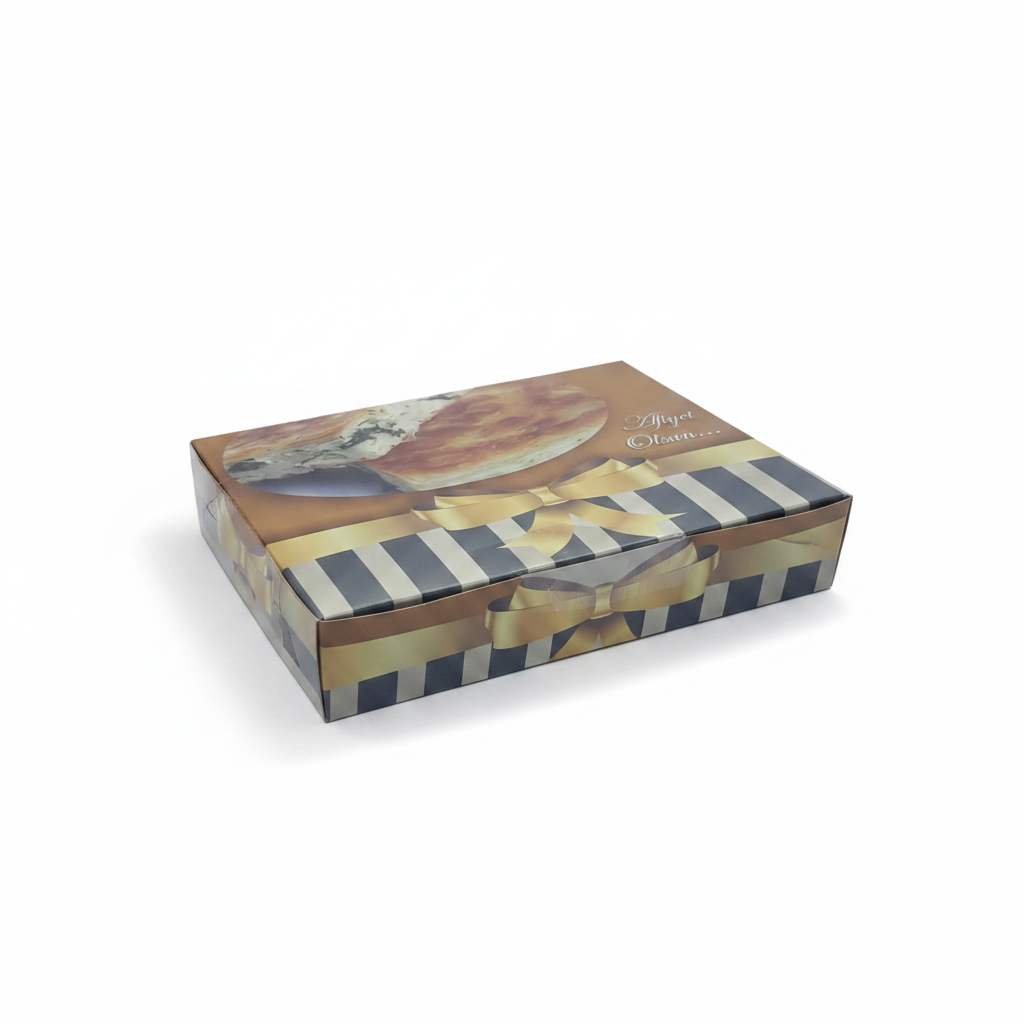 Miyo Ambalaj Börek Kutusu 1 kg (1000 gr) 100'lü Paket | 18x25x4,5 cm