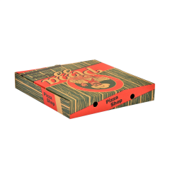 Miyo Ambalaj Baskılı Pizza Kutusu 22 cm 100'lü Paket | 22x22x4 cm