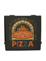 Miyo Ambalaj Baskılı Pizza Kutusu 28 cm 100'lü Paket | 28x28x4 cm
