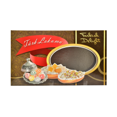 Miyo Ambalaj Pencereli Lokum Kutusu 500 gr 100'lü Paket | 12x19x2,5 cm