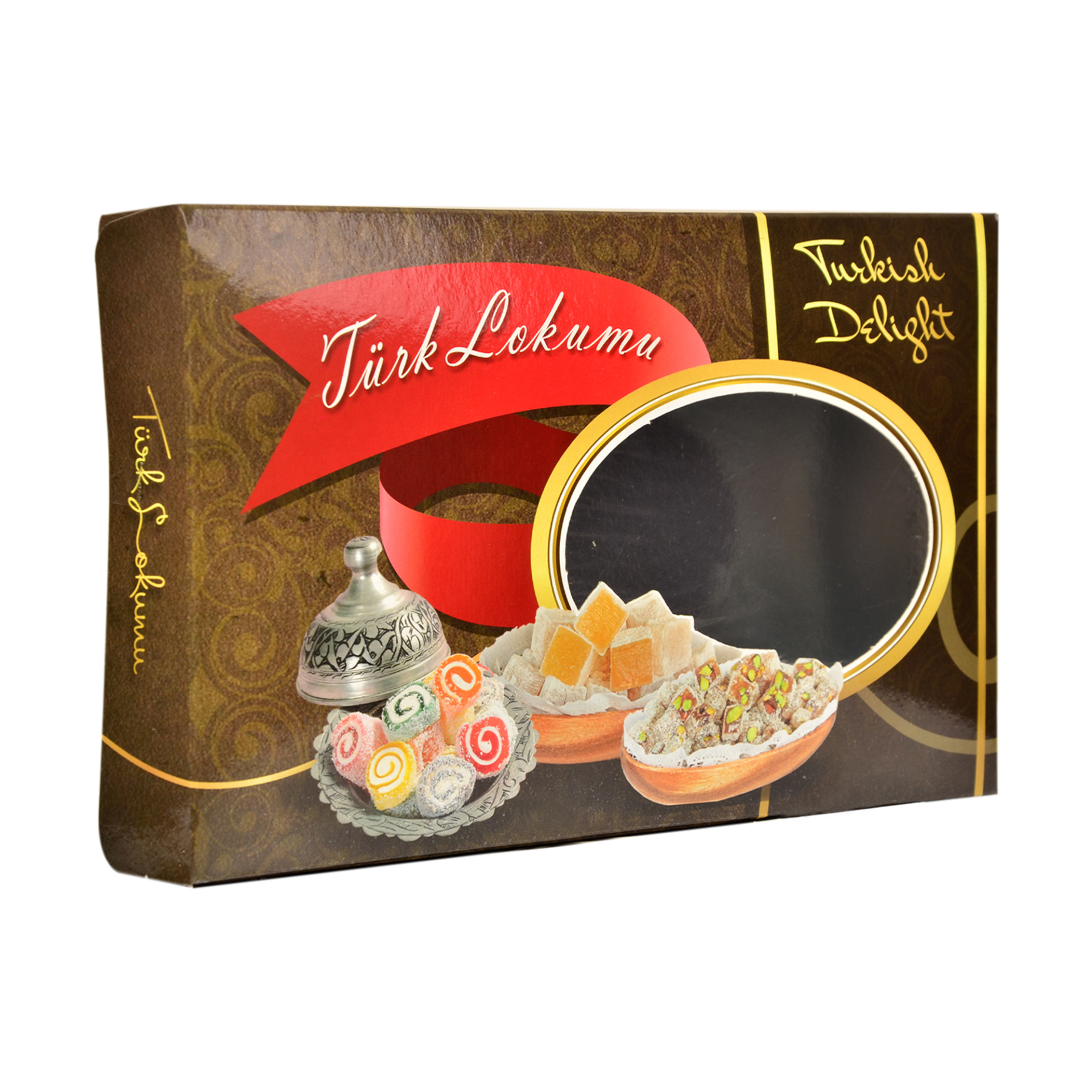 Miyo Ambalaj Pencereli  Lokum Kutusu 1000 gr 100'lü Paket | 16x27x3 cm