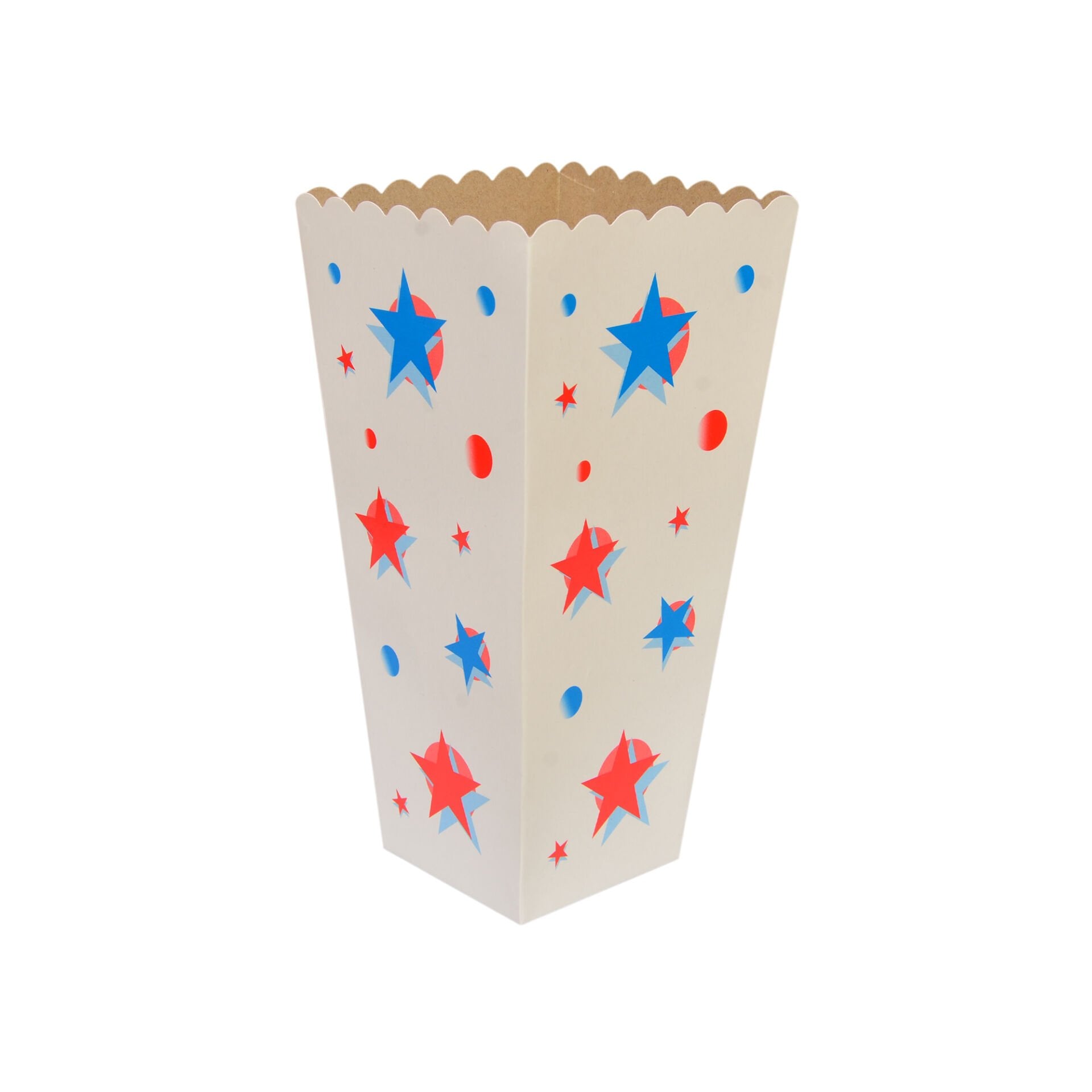 Miyo Ambalaj Baskılı Büyük Popcorn (Mısır) Kutusu 1000'li Paket (1 Koli) | 9x9x19 cm
