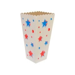 Miyo Ambalaj Baskılı Büyük Popcorn (Mısır) Kutusu 1000'li Paket (1 Koli) | 9x9x19 cm