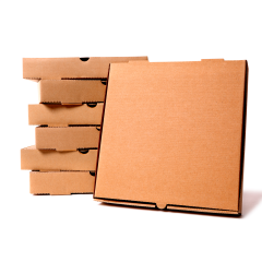 Miyo Ambalaj Baskısız Pizza Kutusu 26 cm 100'lü Paket | 26x26x4 cm