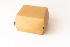 Miyo Ambalaj Kraft Hamburger Kutusu 100'lü Paket | 12x12x9,5 cm