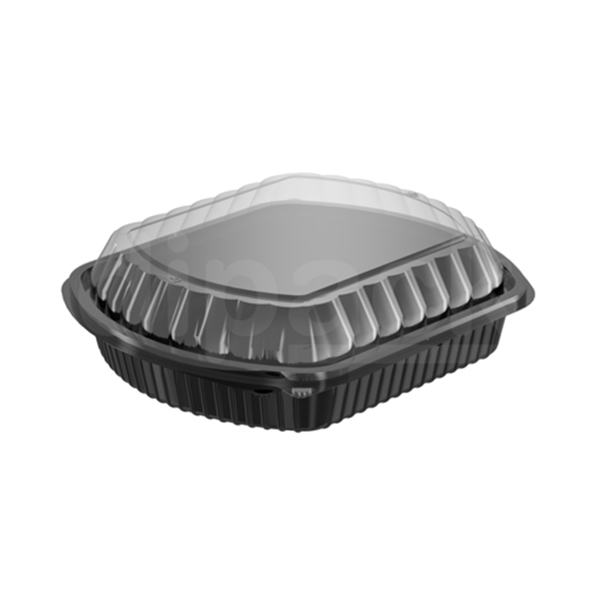 Miyo Ambalaj Tek Bölmeli Sıcak Yemek Kabı 50'li Set