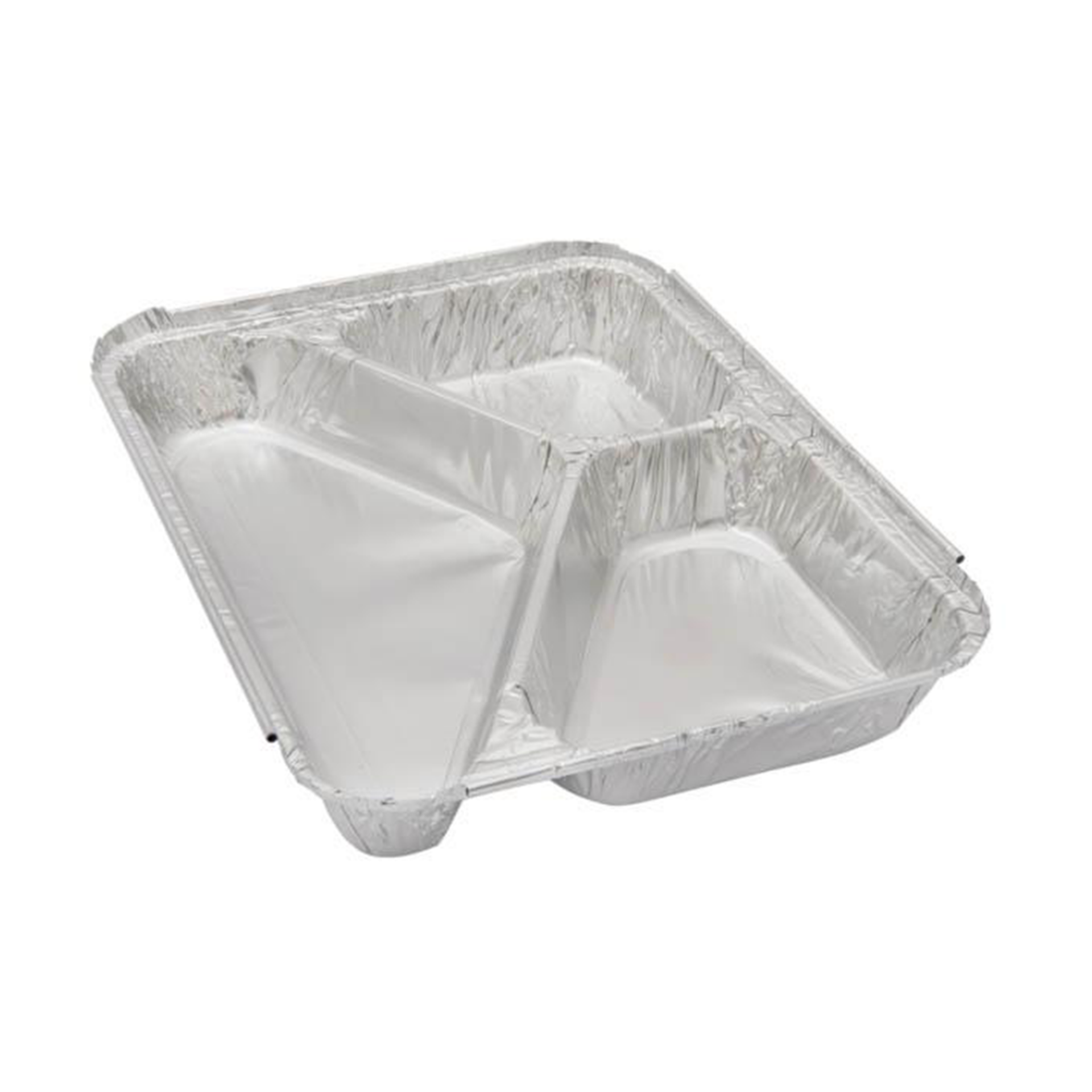 Miyo Ambalaj Üç Gözlü Alüminyum Kap 100'lü Paket 17,5x22,5x3 cm