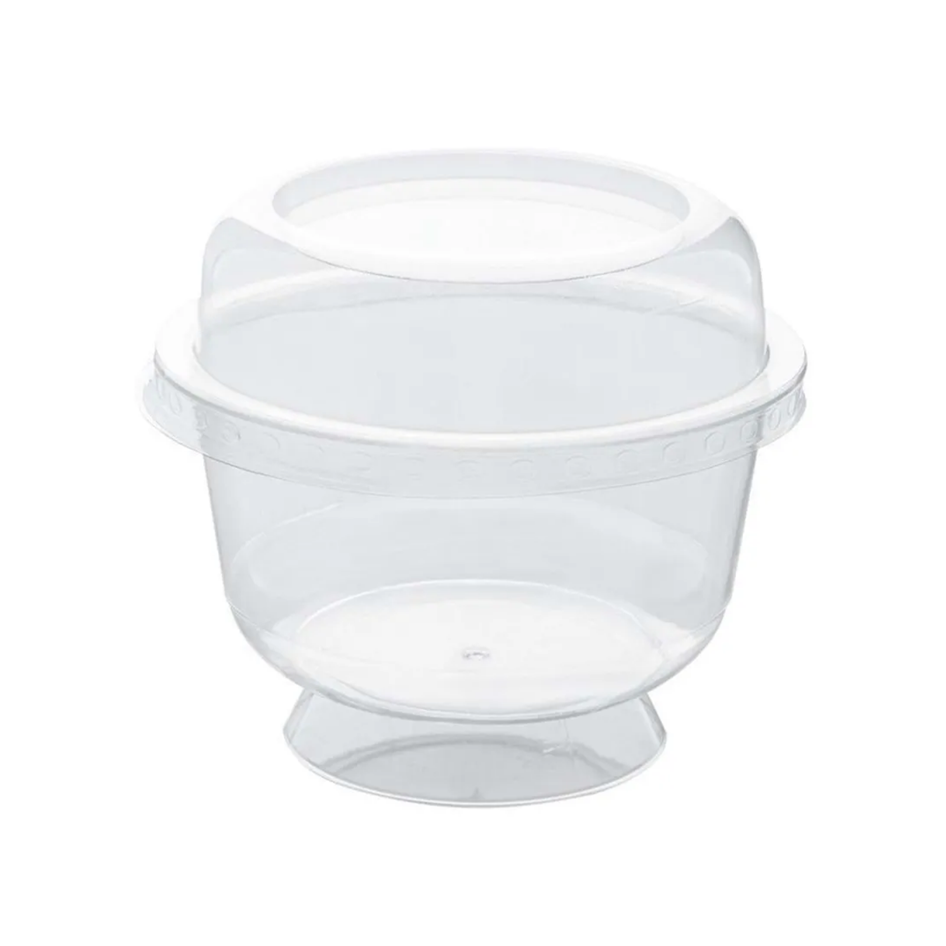 Miyo Ambalaj Plastik Ayaklı Tatlı Kasesi 50'li Set