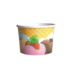 Miyo Ambalaj Karton 200 cc Dondurma Kasesi 100'lü Paket