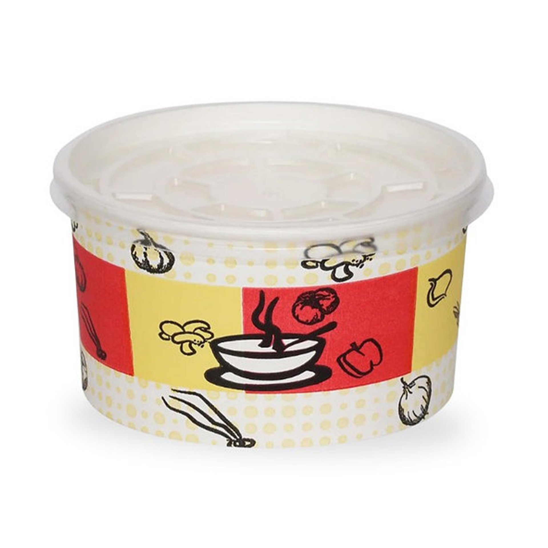 Miyo Ambalaj 16 oz Gold Karton Çorba Kasesi 100 'lü Paket Set