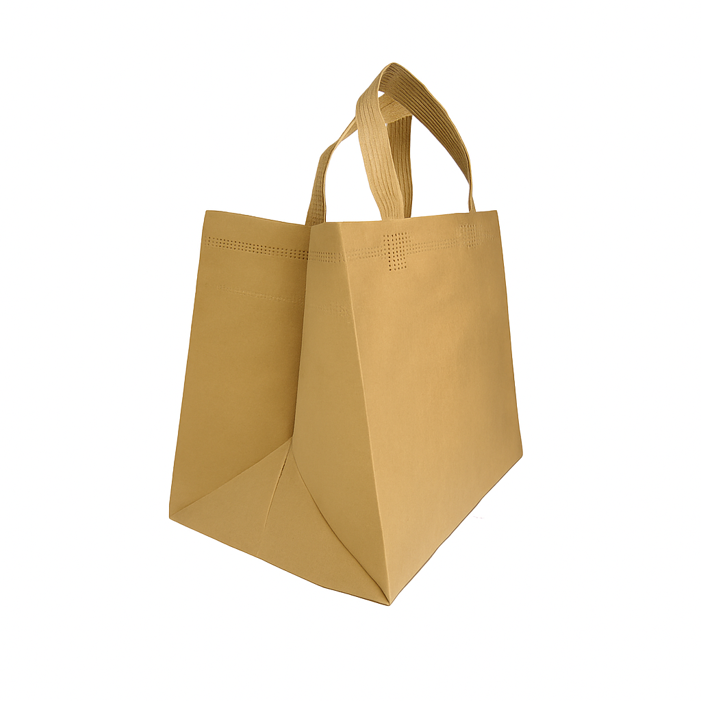 Miyo Ambalaj Dipli Bez Çanta 50'li Paket | 23x20x24 cm