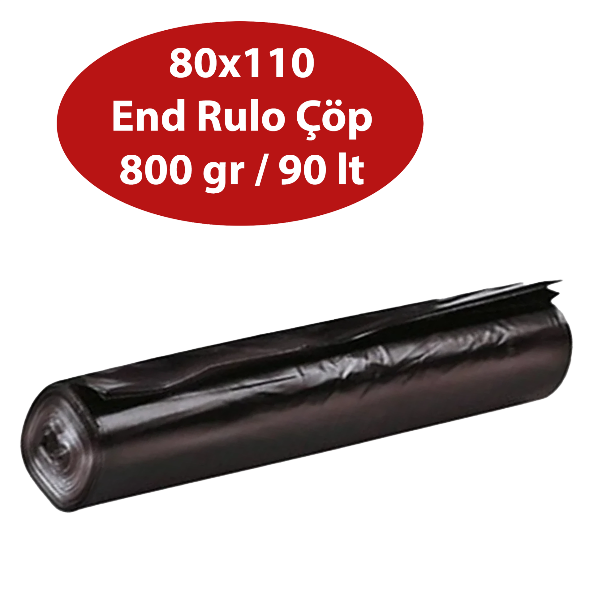 Miyo Ambalaj 80x110cm End Rulo Çöp Poşeti 800 gr 10 Rulo