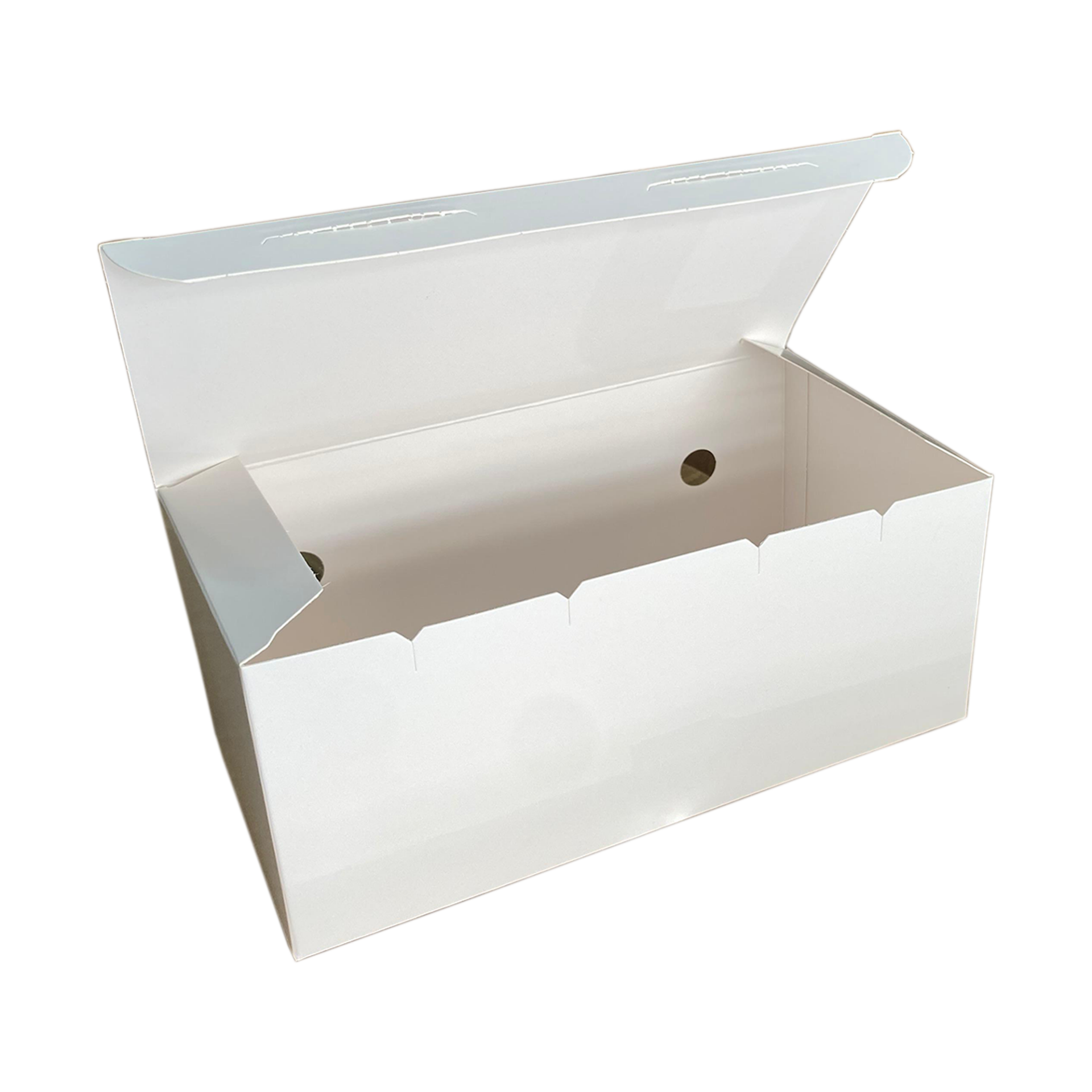 Miyo Ambalaj Beyaz Nugget Kutusu 100'lü Paket | 11,5x22x9 cm
