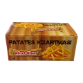 Miyo Ambalaj Kapaklı Patates Cips Kutusu 7x12x5 cm 200LÜ