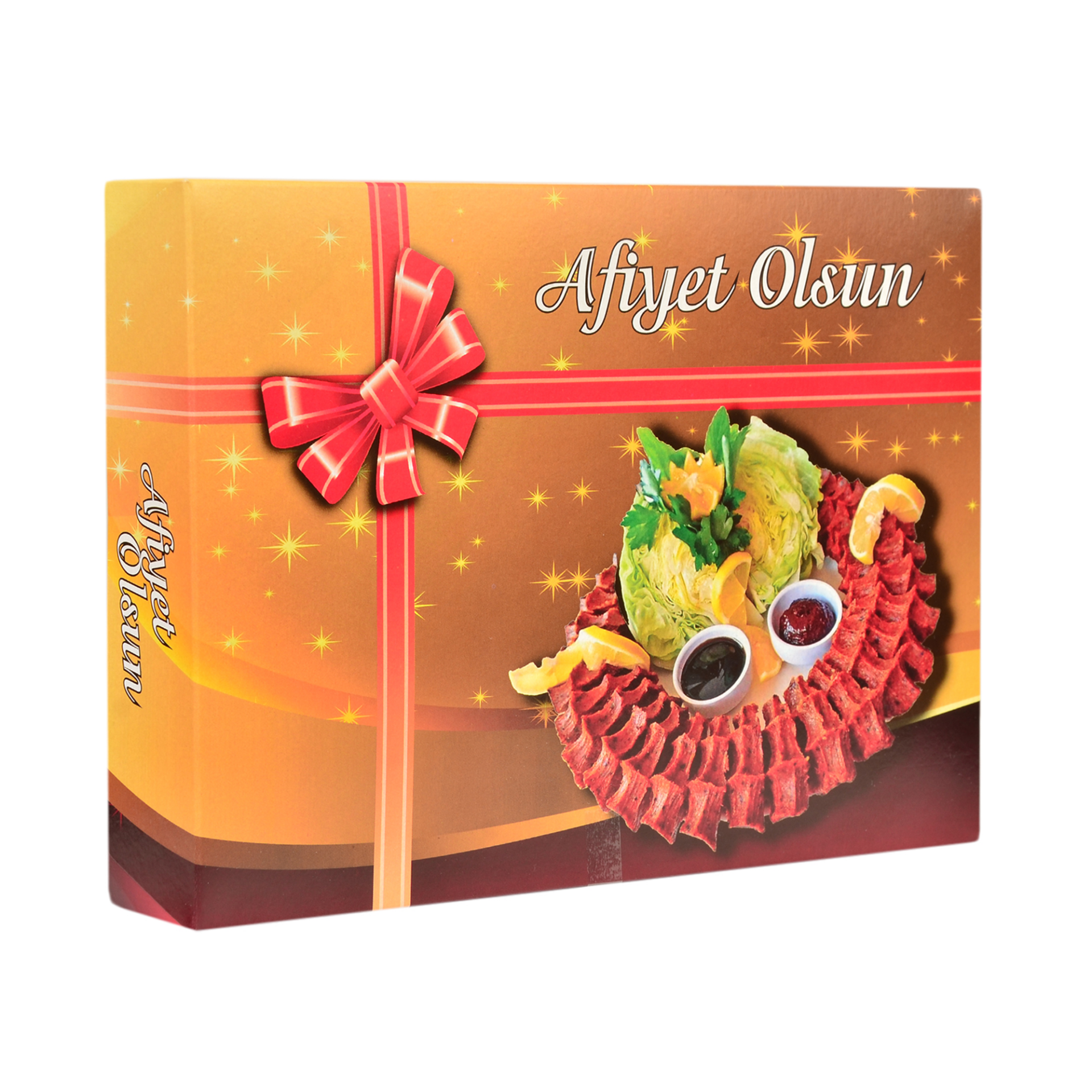 Miyo Ambalaj Çiğ Köfte Kutusu 1000 gr 100'lü Paket | 18x25x4,5 cm