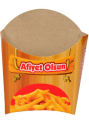 Miyo Ambalaj Ekonomik Patates Cips Kutusu 600'lü Paket | 11x12 cm