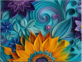 Premium Quilling Desenli 1kg 50'li Paket | 36x46x4 cm