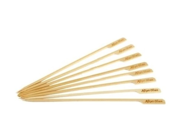 Yassı Çöp Şiş 9 cm | 100 Adet